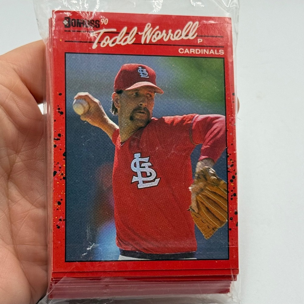 Donruss 1989 Baseball Cards Lot Todd Worrell Gerald Young St Louis Cardinals MLB